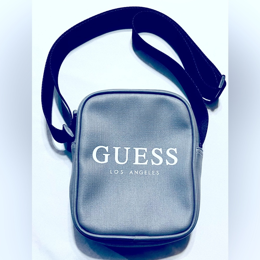 Gray Color Crossbody Mens Bag by GUESS